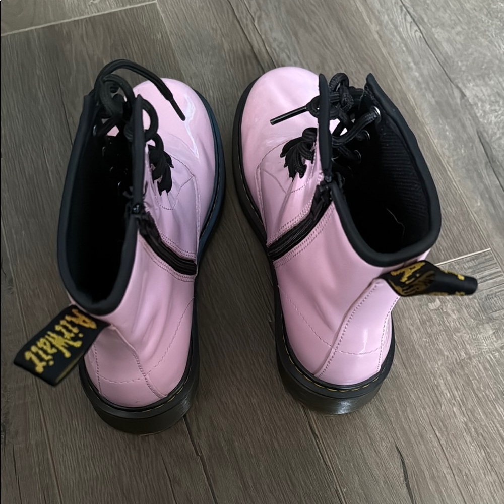 Dr. Martens Pink Lace-Up Boots - Picture 4 of 5